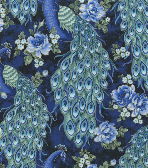 metallic peacock fabric|peacock fabric joann's.